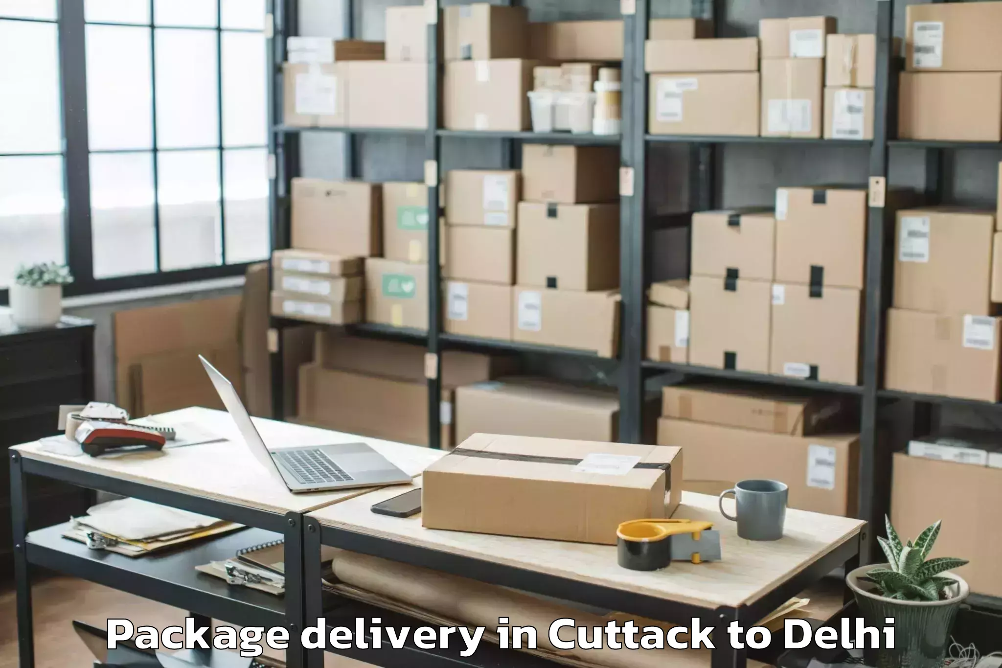 Professional Cuttack to Vivek Vihar Package Delivery